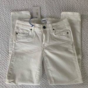 NWT Paige Kylie Crop Jeans in Optic White